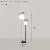 Lampadaire métallique avec gradation variable sophistiquée