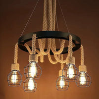 Suspension rustiques industrielles lampe d'intérieur 