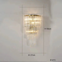 Lustre LED en cristal fantaisie : Lumière suspendue modern.