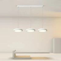 Lustre LED Nordique Vert 1-3 Tête Disque Suspension - Luminaire Design pour Salon, Chambre, Cuisine - Décor Maison