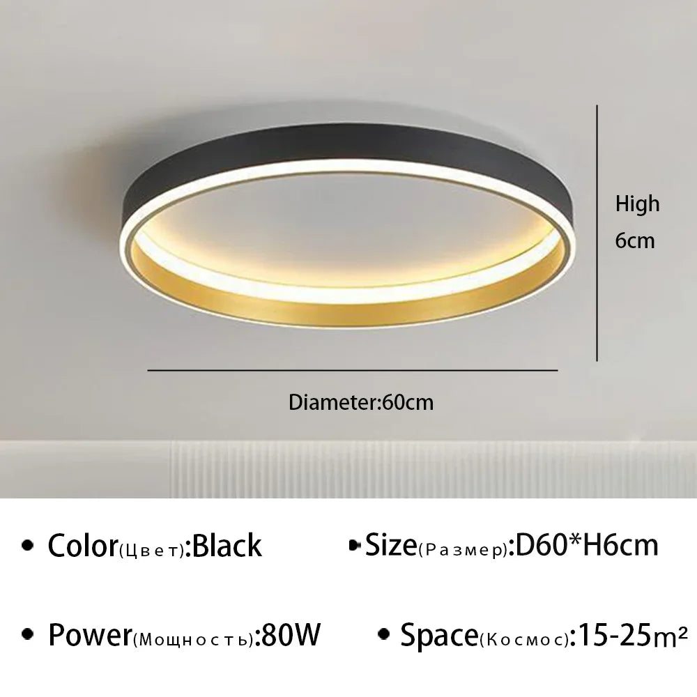 Lustre Nordique Moderne à LED pour un Intérieur Décoratif