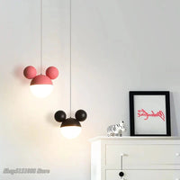 Lampe LED suspendue Mickey pour soin des yeux des enfants.