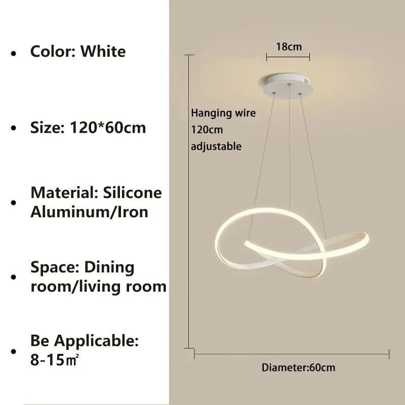 Lustre LED Design Moderne Doré - Luxe et Élégance