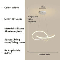 Lustre LED Design Moderne Doré - Luxe et Élégance