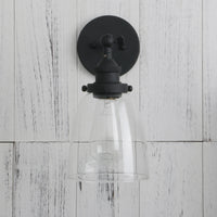 Applique murale Vintage Phansthy en verre clair pour Escalier Loft