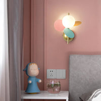 Applique Murale Nordique Macaron en Fer Décoratif LED pour Enfant - Collection Enchanted Glow