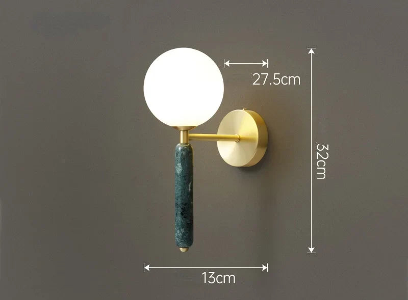 Applique murale LED en marbre pour chambre d'enfant - Lux Kids