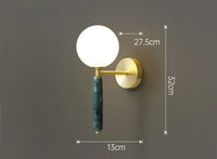 Applique murale LED en marbre pour chambre d'enfant - Lux Kids