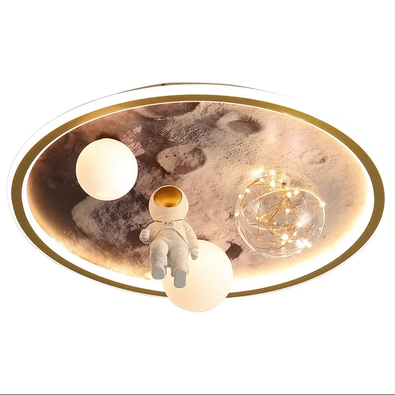 Plafonnier LED Lune Enfants - Edition spéciale Dessin Animé