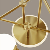 Lustre LED Moderne en Verre Suspendu - Livraison Directe