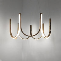 Suspension lumineuse LED "U Nordic" créative postmoderne