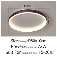 Lustre LED Design Moderne pour Éclairage Intérieur