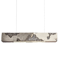 Lustre moderne rectangulaire - Couleur Hazel