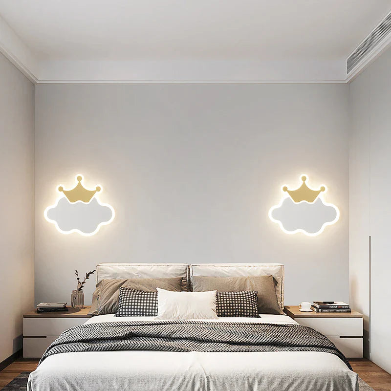 Applique murale LED nordique moderne pour enfants - Design minimaliste créatif