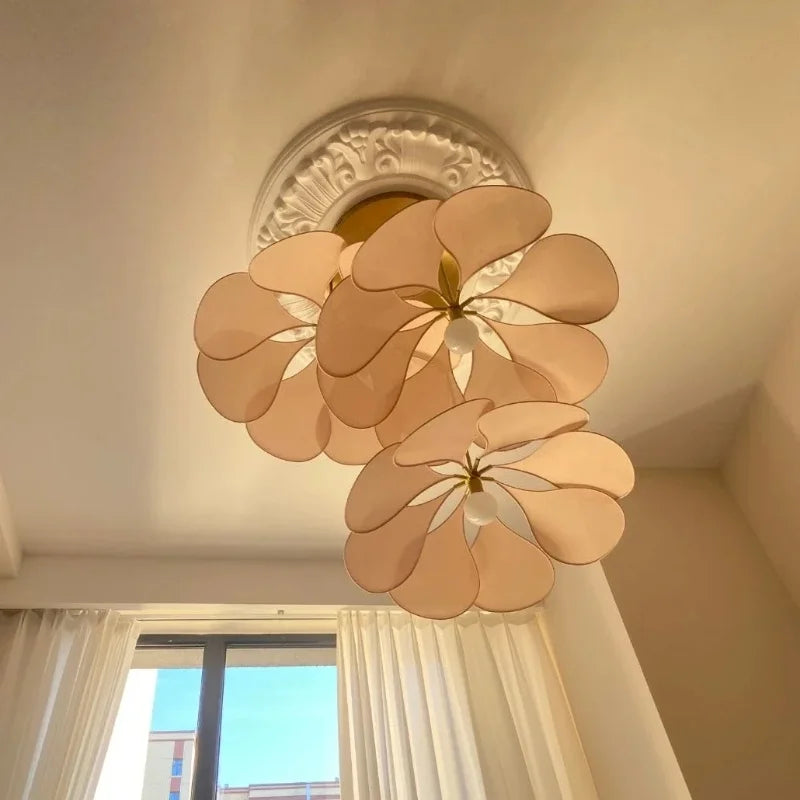 Suspension LED en tissu nordique - Décoration d'intérieur de qualité