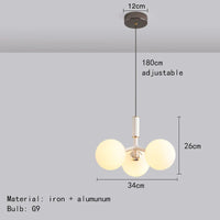 Suspension Nordik Verre et Métal