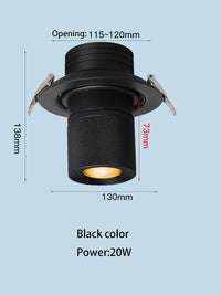 Spot Lumineux LED Encastrable COB Ultra Performant