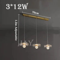 Suspension Lotus Cristal LED Personnalisée