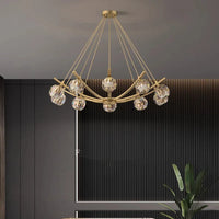 Lustre LED suspendu moderne pour un éclairage intérieur élégant