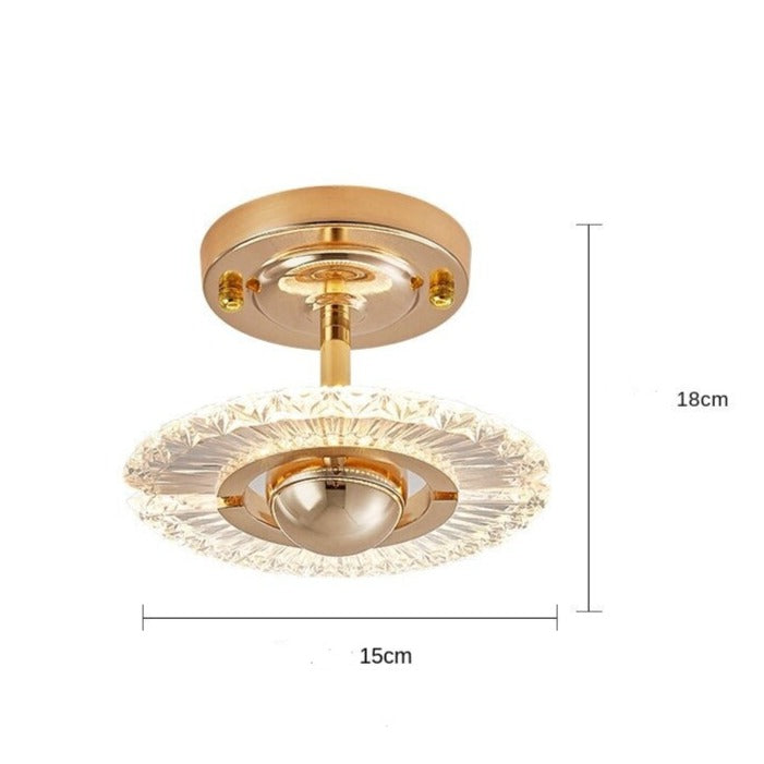 Plafonnier LED Crystal Luxe
