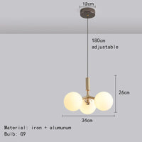 Suspension Nordik Verre et Métal