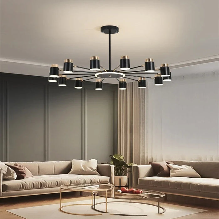 Lustre nordique au design épuré pour une décoration intérieure contemporaine