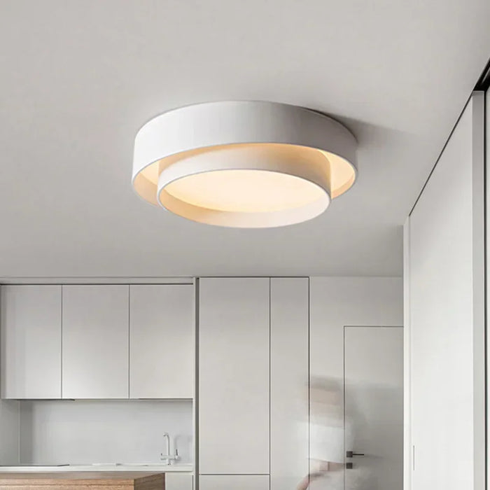 Plafonnier LED moderne circulaire avec télécommande - Marque XYZ