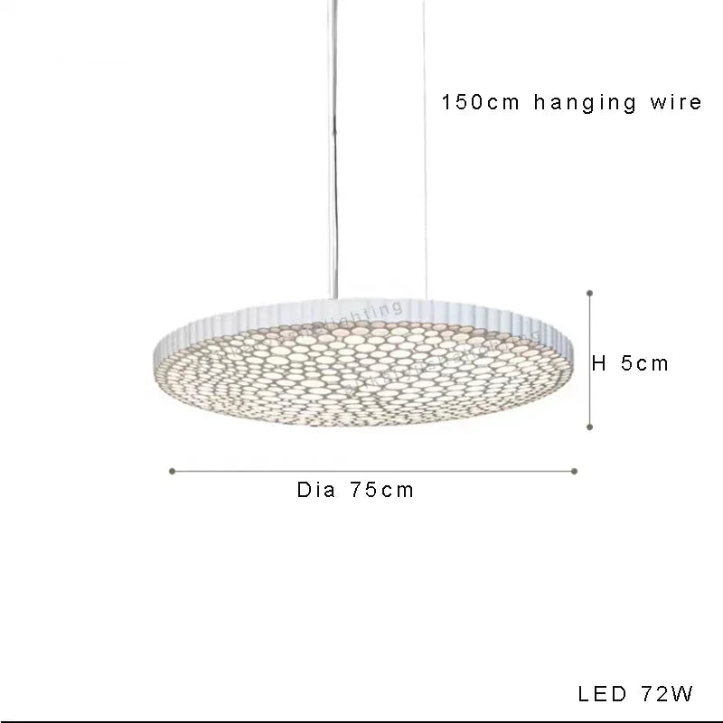 Plafonnier LED Hive : Minimaliste, Créatif et Élégant