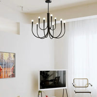 Lustre de Luxe à LED Style Français Doré