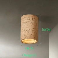 Spot LED nordique Wabi-sabi en résine pour un éclairage élégant et moderne dans la maison