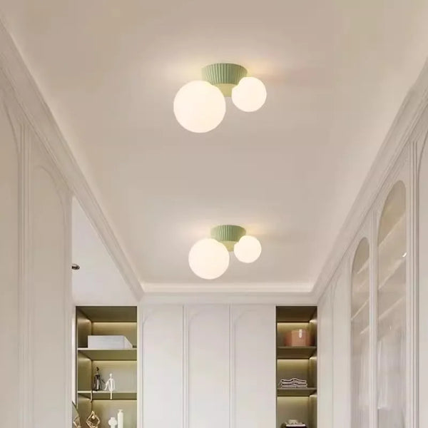 Plafonnier LED Moderne Crème - Vent Simple