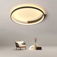 Plafonnier LED rond Design nordique pour salon et salle à manger