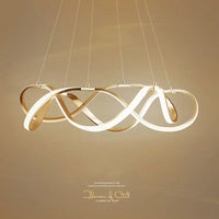 Lustre LED Moderne pour Salon et Restaurant