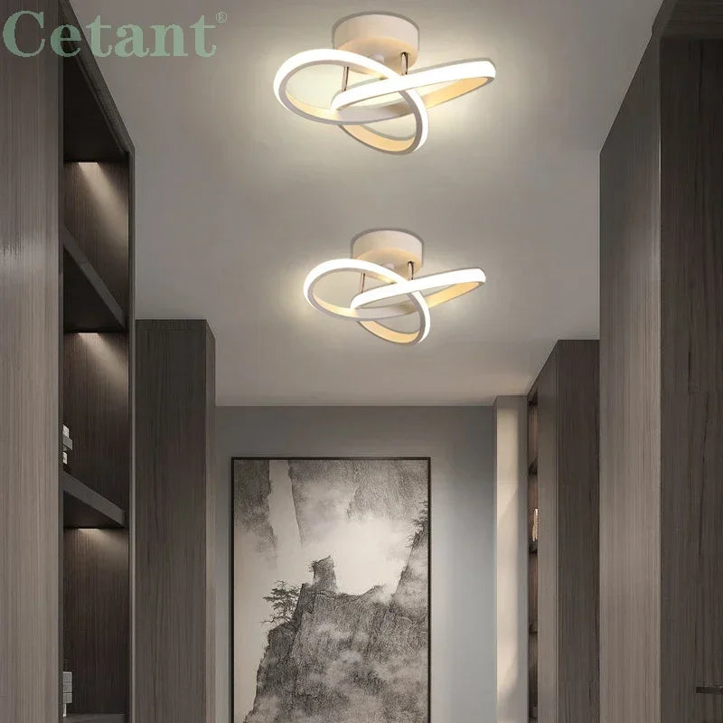 Lustre LED Moderne pour Éclairage d'Entrées et Couloirs