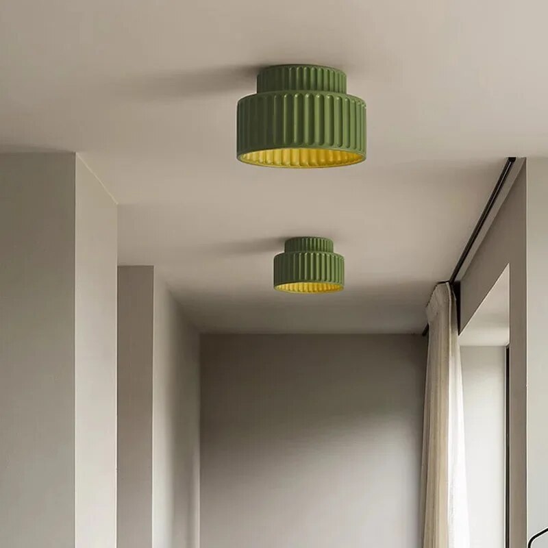 Plafonnier LED Nordique Crémeux - Luminaire Déco