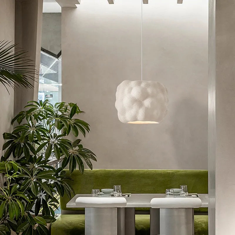 Suspension lumineuse Nordique Wabi Sabi pour Décor à la maison et Restaurant