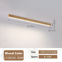 Plafonnier LED Nordique en Aluminium - Allée aux Grains