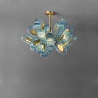Lampes suspendues design en verre bleu pour couloir, Bar et chambre - Suspension Luminaire Moderne