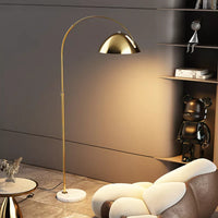 Lampadaire Arc en Métal Chromé Minimaliste Modern.
