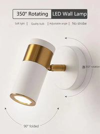 Applique murale nordique LED ajustable