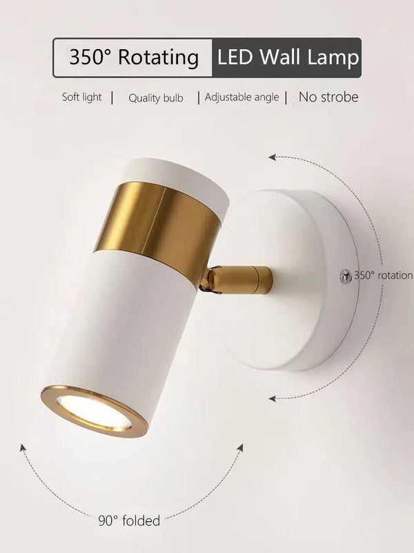 Applique murale nordique LED ajustable