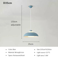 Suspension LED nordique minimaliste à tête unique - Design Scandinave