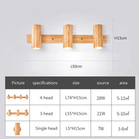 Applique murale LED nordique rétro rotative - Design Lumineux