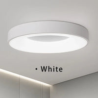 Plafonnier LED nordique contemporain circulaire Lumina