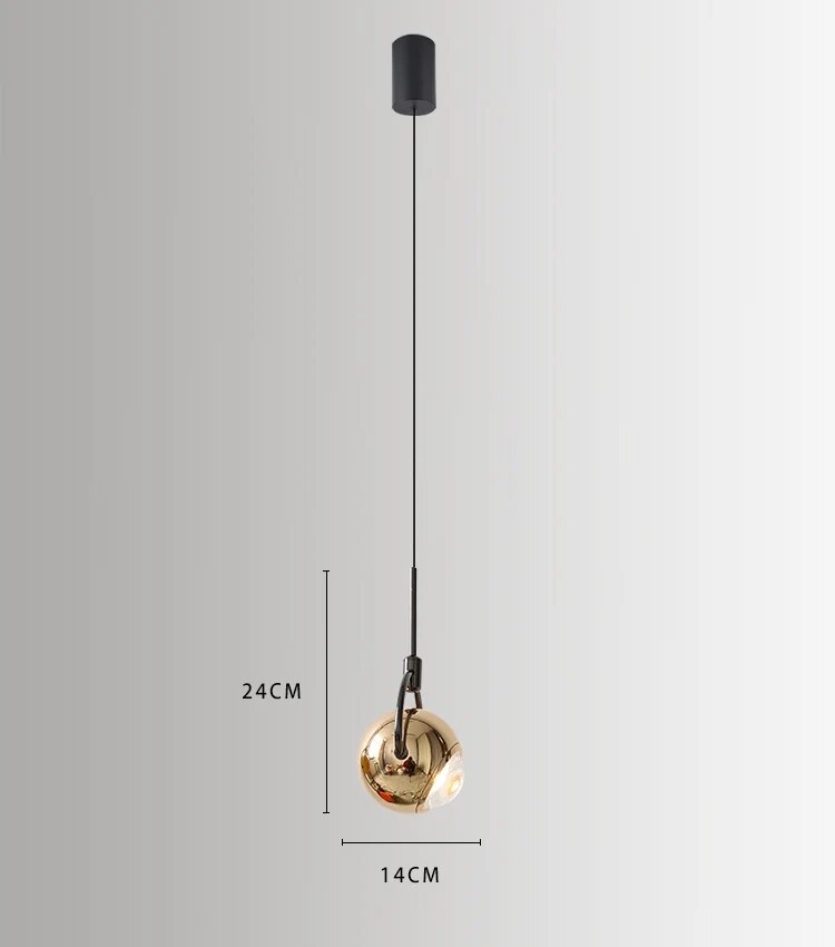Suspension LED Boule Design