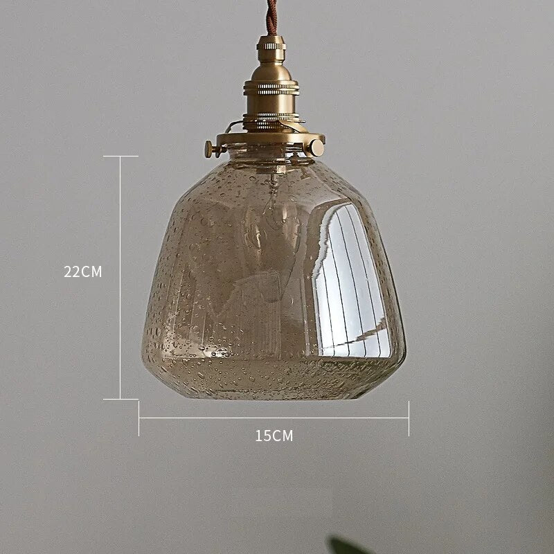 Suspension LED Verre Brillant