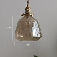 Suspension LED Verre Brillant