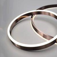 Plafonnier LED Nordique Circulaire en Acrylique Simple