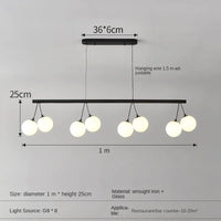 Lustre LED Moderne en Verre pour Décoration Intérieure Luxe
