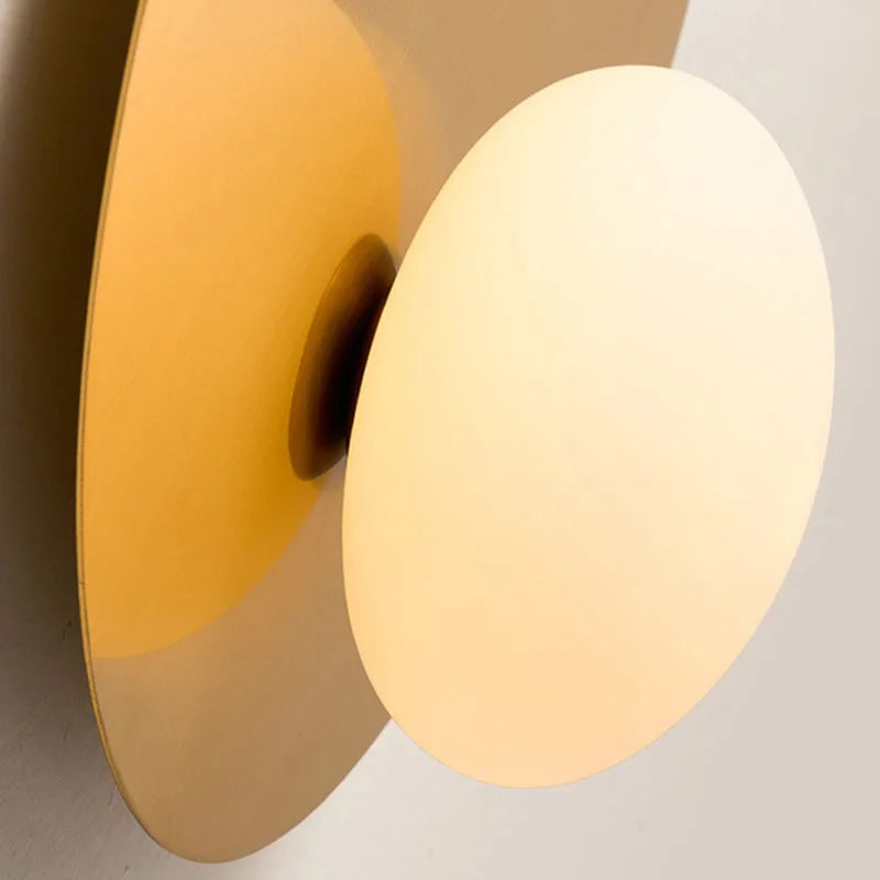Plafonnier Rond en Métal Moderne